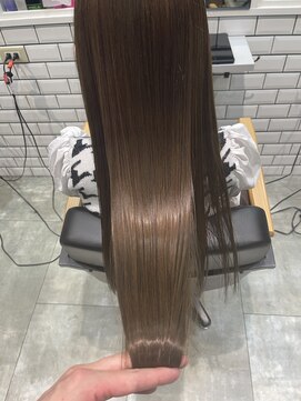 リンクリンク バイ エール 生駒(LINK LINK by aile) 【髪質改善】つやつやカラー/超音波トリートメント/ケアプロ