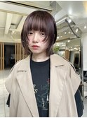 ▲ショートウルフボブネオウルフカットくびれヘアレイヤーカット