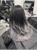 グレージュグラデーションカラー