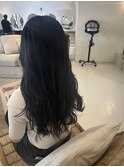 シール編み込みmixロングエクステ