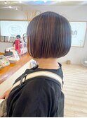 【morio成増 セリザワ】ミニボブ ハイライトカラー