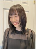 ウルフヘア×ダークグレー
