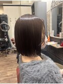 切りっぱなしボブ