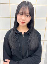 ガーランド(Girland)&nbsp;【girland】ブラック　韓国風/レイヤーカット