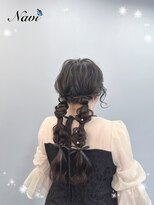 ナビ(NAVI)&nbsp;編みおろしツイン