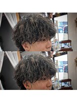 髪屋 紬 メンズ/メンズパーマ/メンズカット/波巻きスパイラル