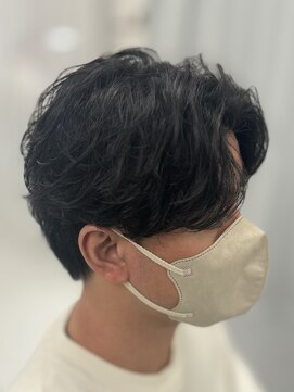 バース 梅田中崎町店(BIRTH) ニュアンスパーマセンターパートフェザーパーマワンカールパーマ