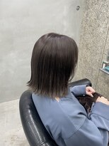 エント(ent)&nbsp;グレージュ×長めボブ