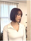 パツッとボブスタイル