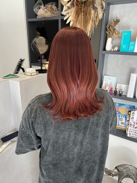 シエン(CIEN) ツヤ感たっぷり＊ラズベリーピンクミディ