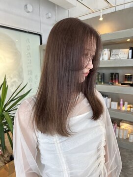 ヘアデザイン プティパ(Hair Design petit-pas) オトナ可愛い♪ピンクベージュカラー