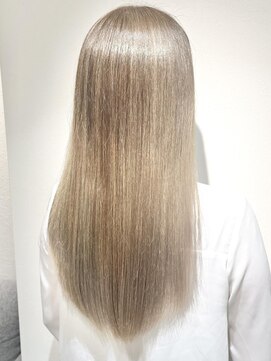 エイクス ヘア デザイン×美髪クリニック 千葉(AQs hair design) くびれヘア/アプリコットオレンジ/夏/髪質改善[千葉駅]