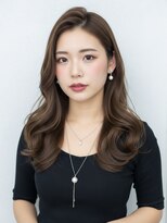 リル 茅ヶ崎(Liru:)&nbsp;くびれヘア/アプリコットオレンジ/ハイライトカラー/茅ヶ崎