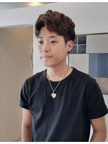 アンフェインド02(UNFEIGNED 02)&nbsp;MEN’S HAIR/波巻ツイストスパイラル/フェザーパーマ/伏見/栄