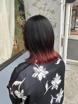 シアート(SHEART) ピンクの裾カラー