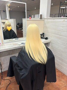 アボックス(abox) 抜きっぱなし/ブロンド/ミルクティー/ケアブリーチ/学割/u24