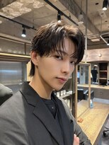 メンズココ メンズパーマ 韓国ヘア 日本橋店(MENS COCO)&nbsp;コンマバングセンターパート