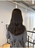 ★ブリーチなしチョコレートブラウンオリーブグリーンアッシュ
