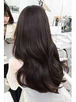 アマトウキョウ アユンチェ(AMA TOKYO×AYUNCHE) 韓国ヘア 透明感カラー 2wayバング レイヤーカット 顔周り