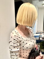 ラパンセノアール(LA PENSEE NOIR)&nbsp;ボブ×ブロンドカラー