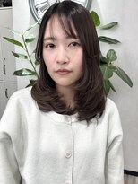 ベルヘアーデザイン 堺東(Belle hair Design) イメチェン顔周りレイヤーカットイルミナカラー韓国風堺東
