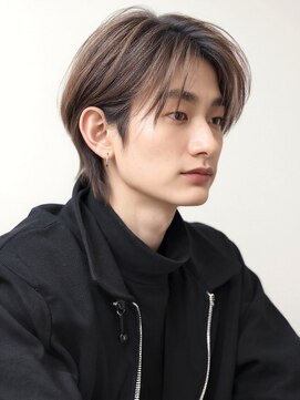 カバーヘア ブリス 上尾西口店(COVER HAIR bliss) 刈り上げリバースセンターパート/ベージュ/アッシュグレーp上尾