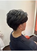 パーマ風メンズカット