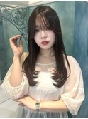 ♪ 韓国顔周り/ハイレイヤーカット/ミディアムレイヤー/銀座85