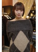 髪質改善パツっとボブミニボブ透明感ケアカラー韓国ヘア岡山