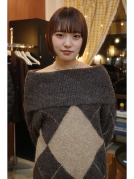 チャプター 問屋町(chapter) 髪質改善パツっとボブミニボブ透明感ケアカラー韓国ヘア岡山