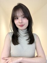 アイトーキョーエス 渋谷(AI TOKYO S) ミルクティーブロンド/ダークブルー/デジタルパーマ/渋谷