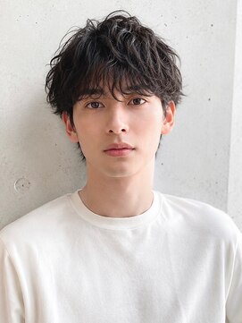 ノア 三宮店(NOA) 【NOA】無造作波巻きスパイラルパーマニュアンスメンズパーマ