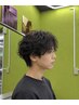 【新規限定】メンズ人気★デザインカット＋デザインパーマ