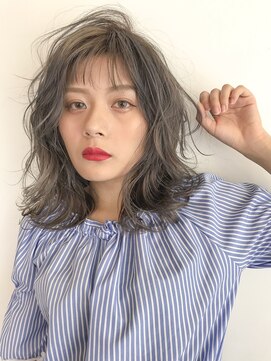 ネス(ness) [RIMMA] 馬場 俊幸:シルクグレージュ   ／レイヤーセミロング