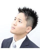 ワンワンオー バーバーショップ 博多店(@110 BARBER SHOP) スパイキーアップバング