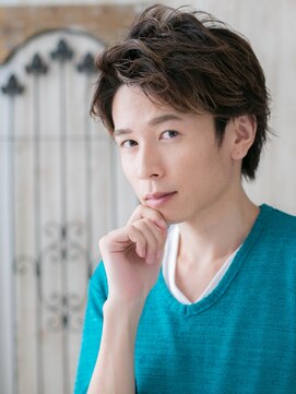 モッズヘア メン 南越谷南口店(mod's hair men) ワイルドアップバングのニュアンスショートD