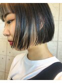 ホワイトベージュインナーカラー○