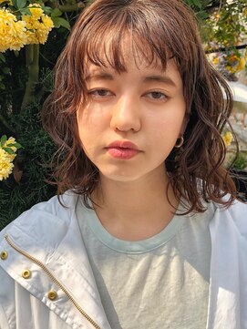 クーエフー(coo et fuu) ビターベージュに柔らかいボブ