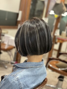 ヤソ(yaso) シルバーハイライトボブ