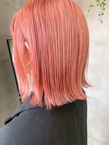 テトヘアー(teto hair) ペールピンク、薄いピンク、ピンクベージュ、ブリーチカラー