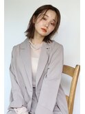 大人うすめバング×外ハネボブ