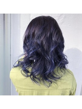 ジプソ(Gypso Hair salon) グラデーションカラーパープル