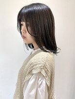 フォーク FOLK&nbsp;【FOLK】イメージチェンジにピッタリ♪期間限定暗染めミディアム