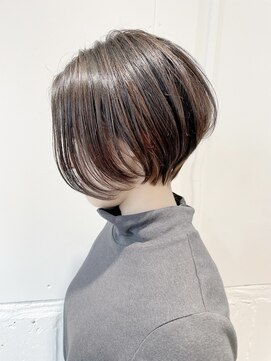 ラポール 柏店(RAPPOR) 美フォルムボブショート/丸み前髪なしショート◎20代30代40代