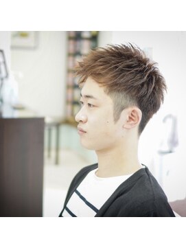 ヘアーズアウル(hair`s OWL) アップバングスタイル