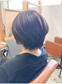 エルア角床ハンサムショートボブ