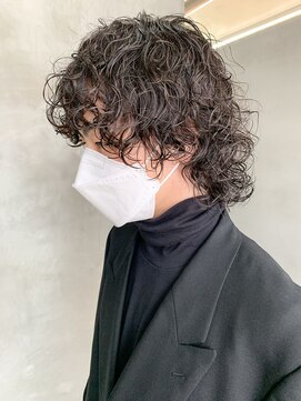 テトヘアー(teto hair) マッシュウルフ、くるくるパーマ、メンズパーマ