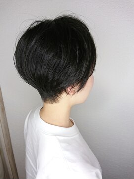 ☆ 暗髪ハンサムショートスタイル ☆