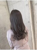 巻き髪ロング シルバーグレージュ おおたかの森