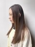 【髪質改善】ストレートパーマ＋カット＋トリートメント¥24,650→￥16,000
